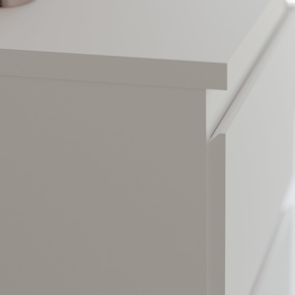 Edmore 6 Drawer Wide Chest in White