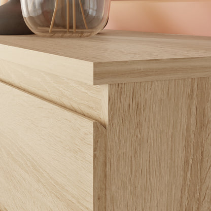 Edmore 6 Drawer Wide Chest in Sonoma Oak