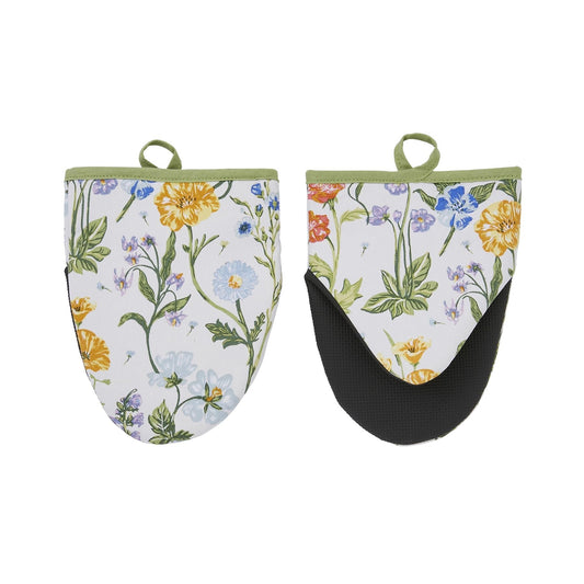 Cottage Garden Microwave Mitts Pair