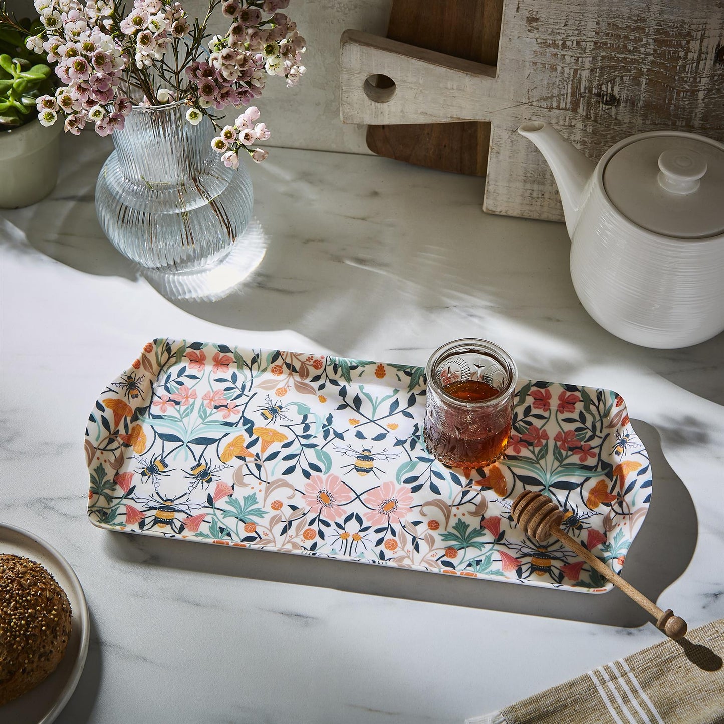 Bee Bloom Scatter Tray