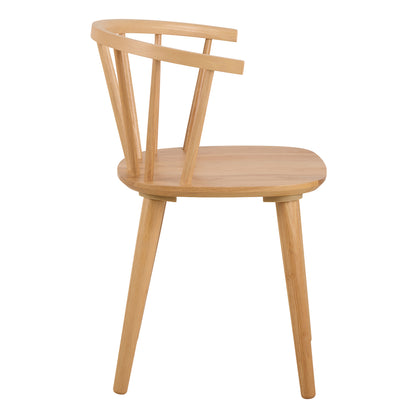 Nagano Round Dining Table in Oak Set 4 Oak Chairs
