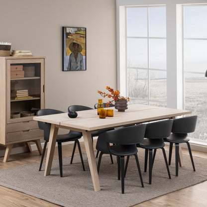 A-Line Extendable Dining Table in White Oak