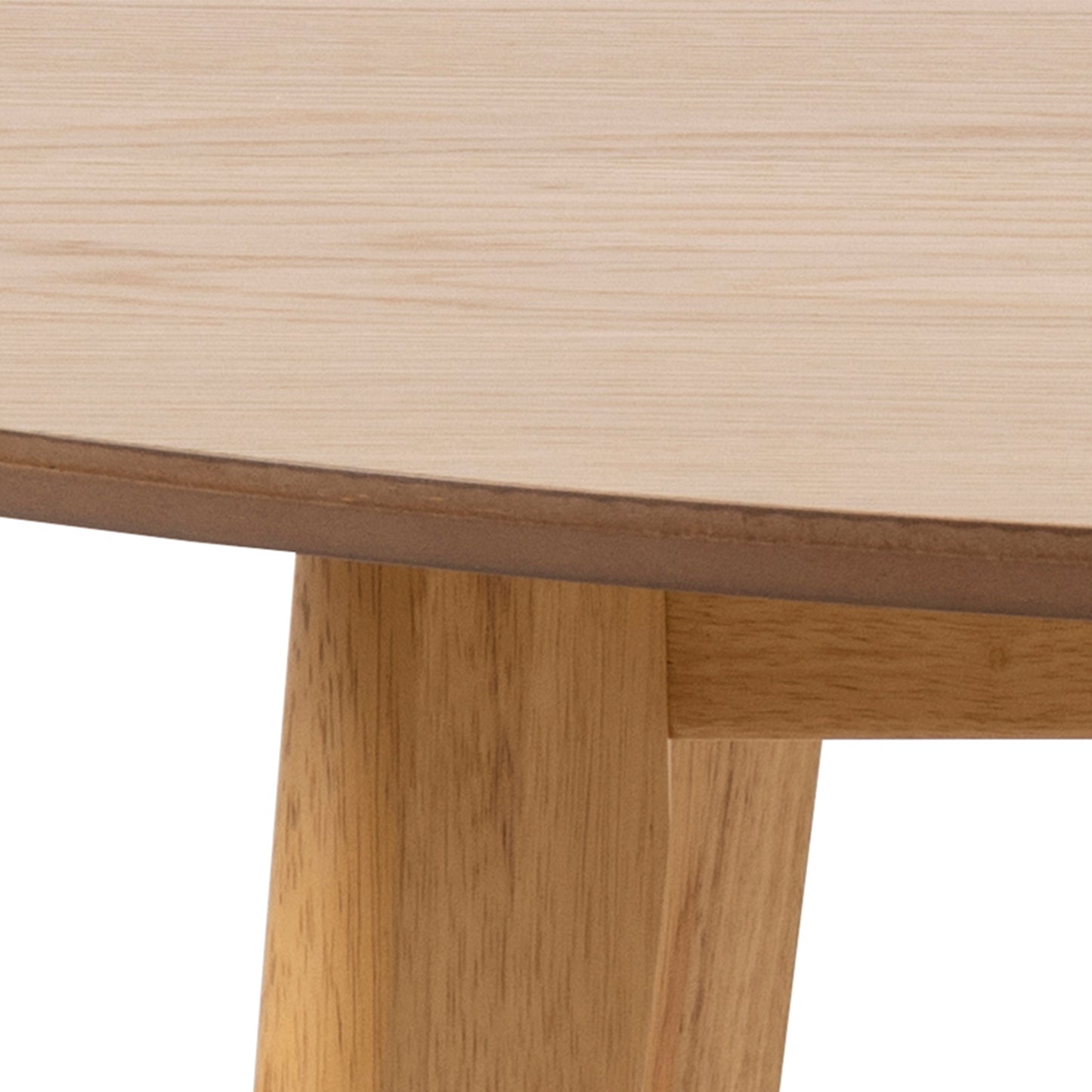 Roxby Round Dining Table in Oak Set 4 Oak Chairs