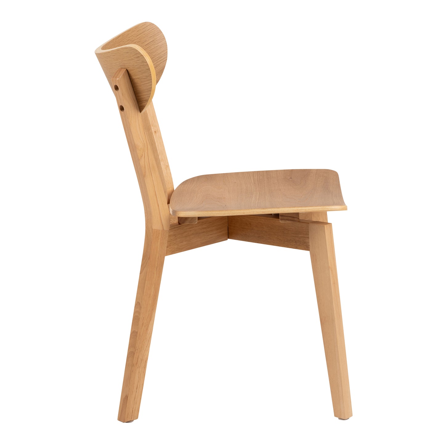 Roxby Round Dining Table in Oak Set 4 Oak Chairs