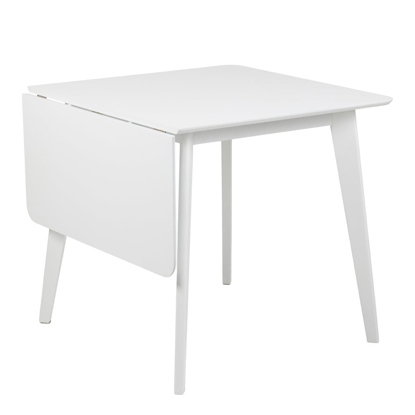 Roxby Square Dining Table in White Set 2 White Chairs