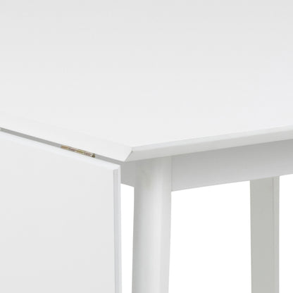 Roxby Square Dining Table in White Set 2 White Chairs