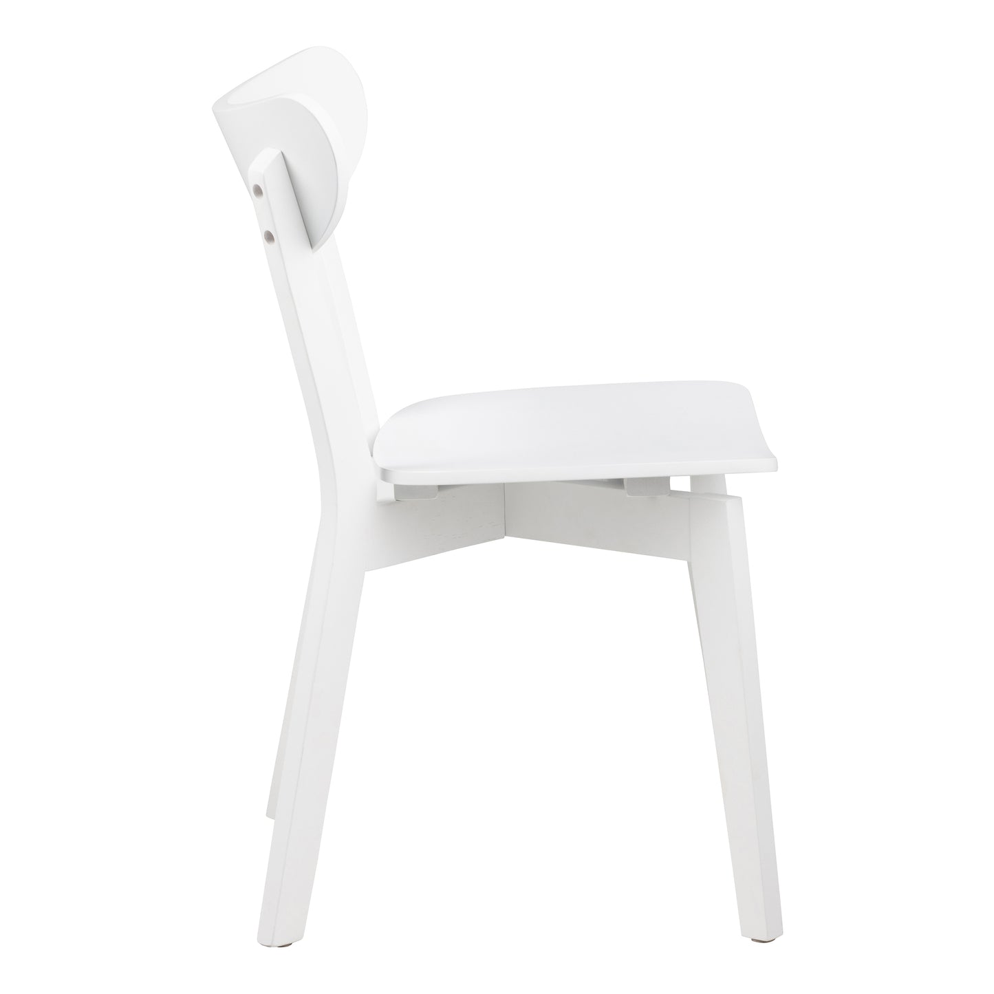 Roxby Square Dining Table in White Set 2 White Chairs