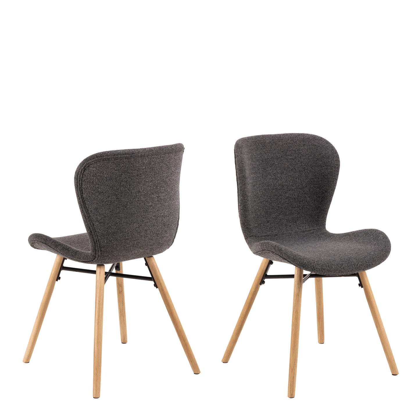 Townsville Round Dining Table in White and Oak Set 4 Chairs