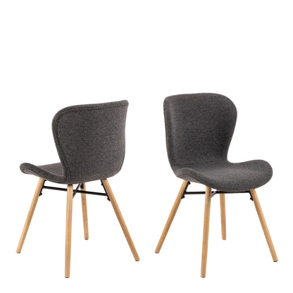 Townsville Round Dining Table in White and Oak Set 4 Chairs