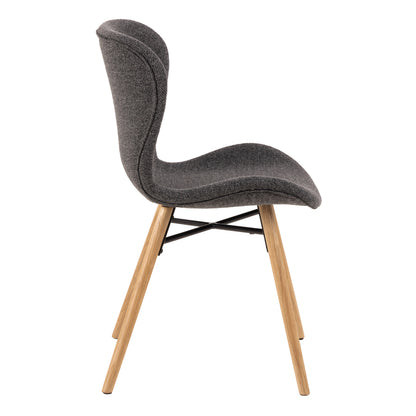Townsville Round Dining Table in White and Oak Set 4 Chairs