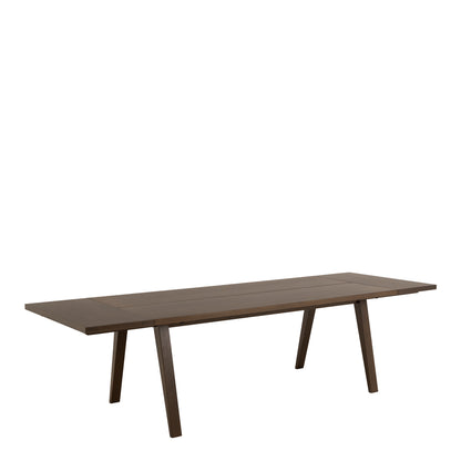 A-Line Extendable Dining Table in Smoked Oak