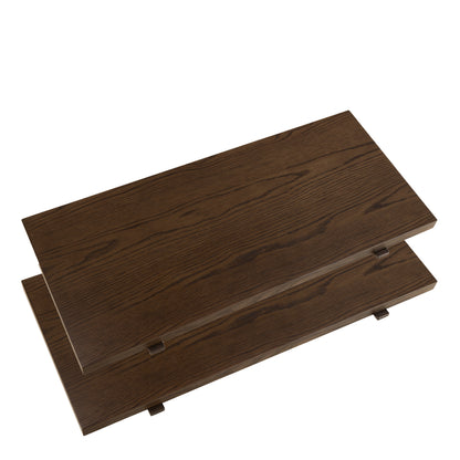 A-Line Extendable Dining Table in Smoked Oak