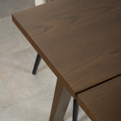 A-Line Extendable Dining Table in Smoked Oak