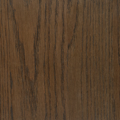A-Line Round Extendable Dining Table in Smoked Oak