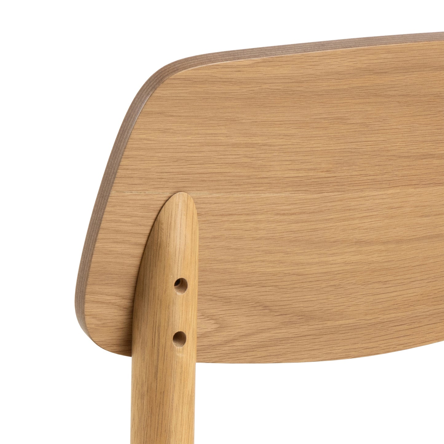 Barlow Bar Table in Matt Oak Set 2 Matt Oak Bar Stools