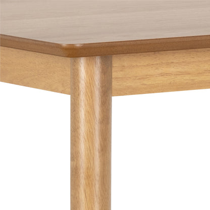 Barlow Bar Table in Matt Oak Set 2 Matt Oak Bar Stools
