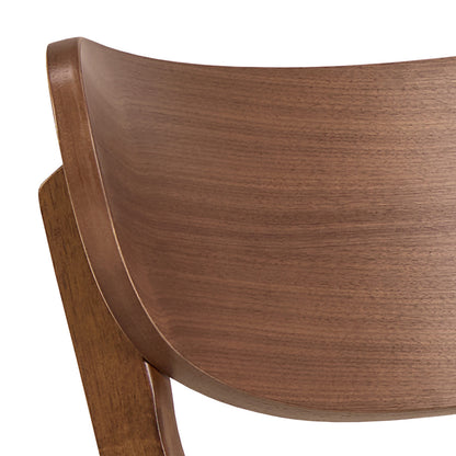 Roxby Round Dining Table in Walnut Set 4 Walnut Chairs