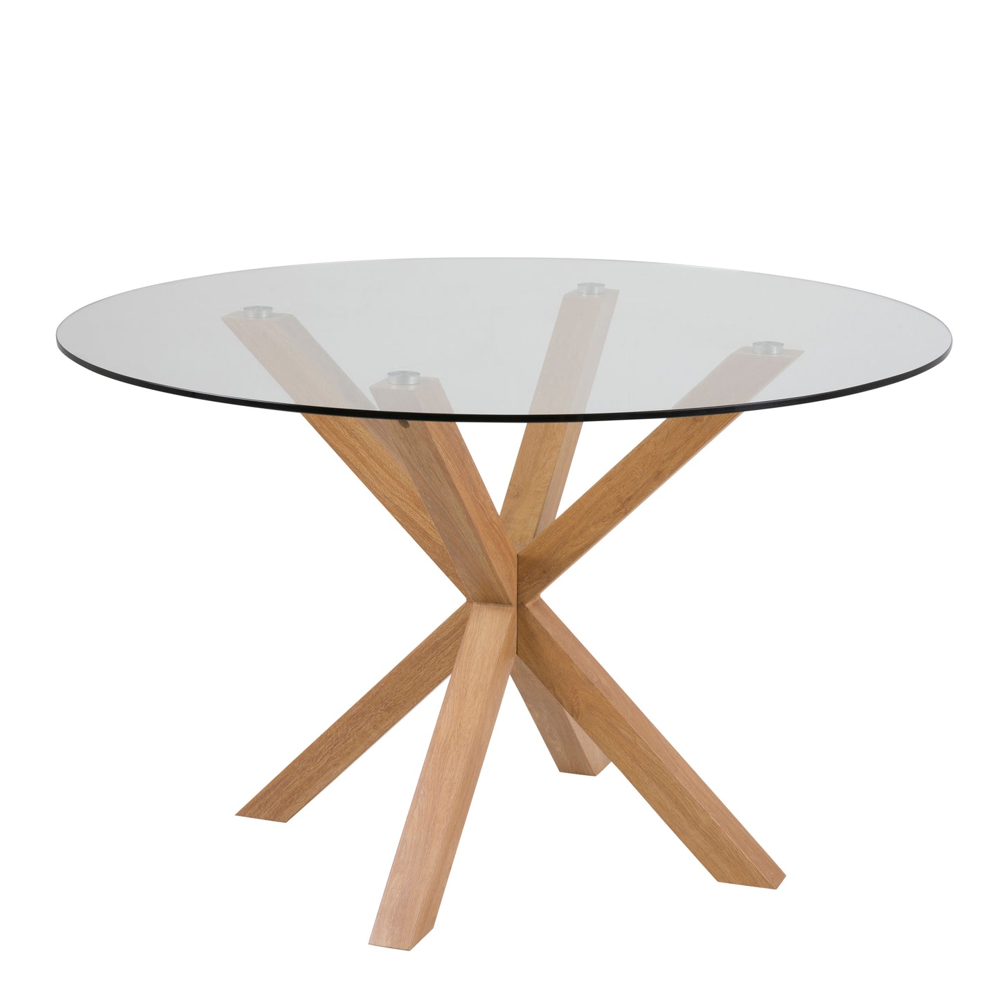 Heaven Round Dining Table with Glass Top