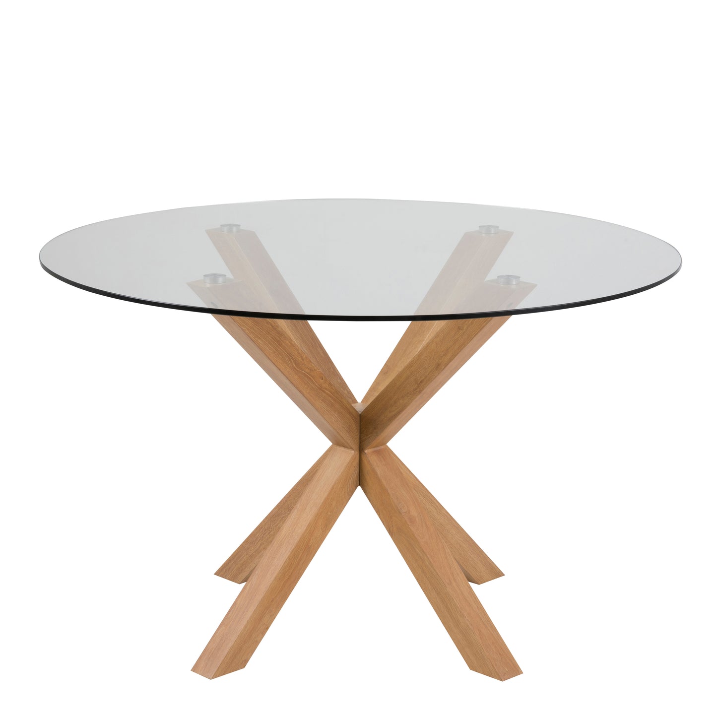 Heaven Round Dining Table with Glass Top