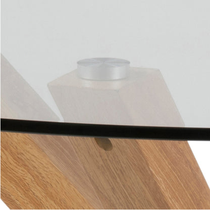 Heaven Round Dining Table with Glass Top