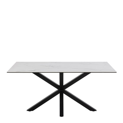 Heaven Dining Table in Ceramic White
