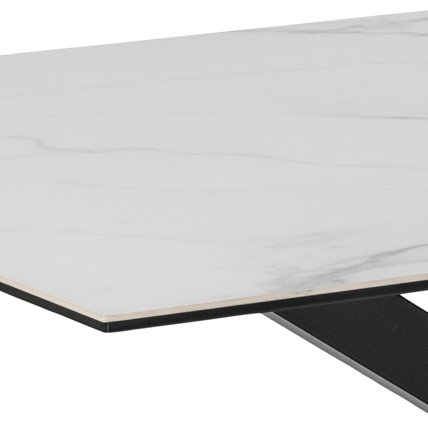 Heaven Dining Table in Ceramic White