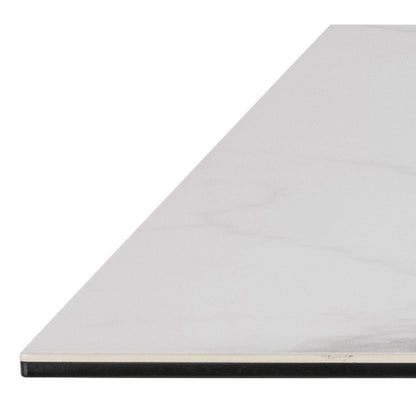 Heaven Dining Table in Ceramic White