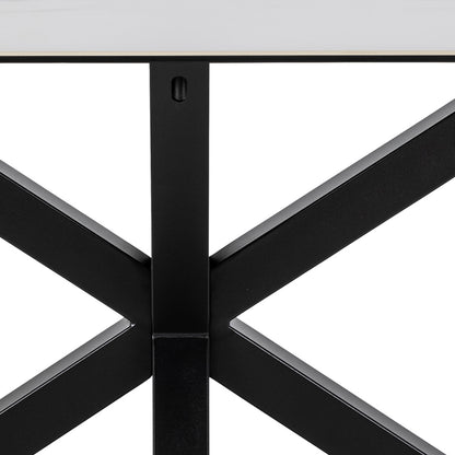 Heaven Dining Table in Ceramic White