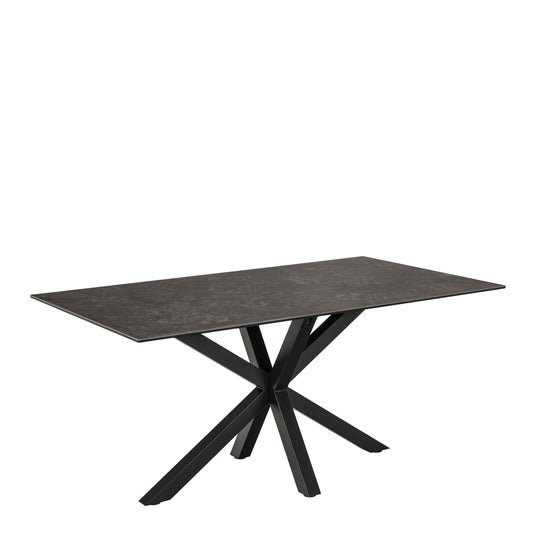 Heaven Dining Table in Ceramic Black Top