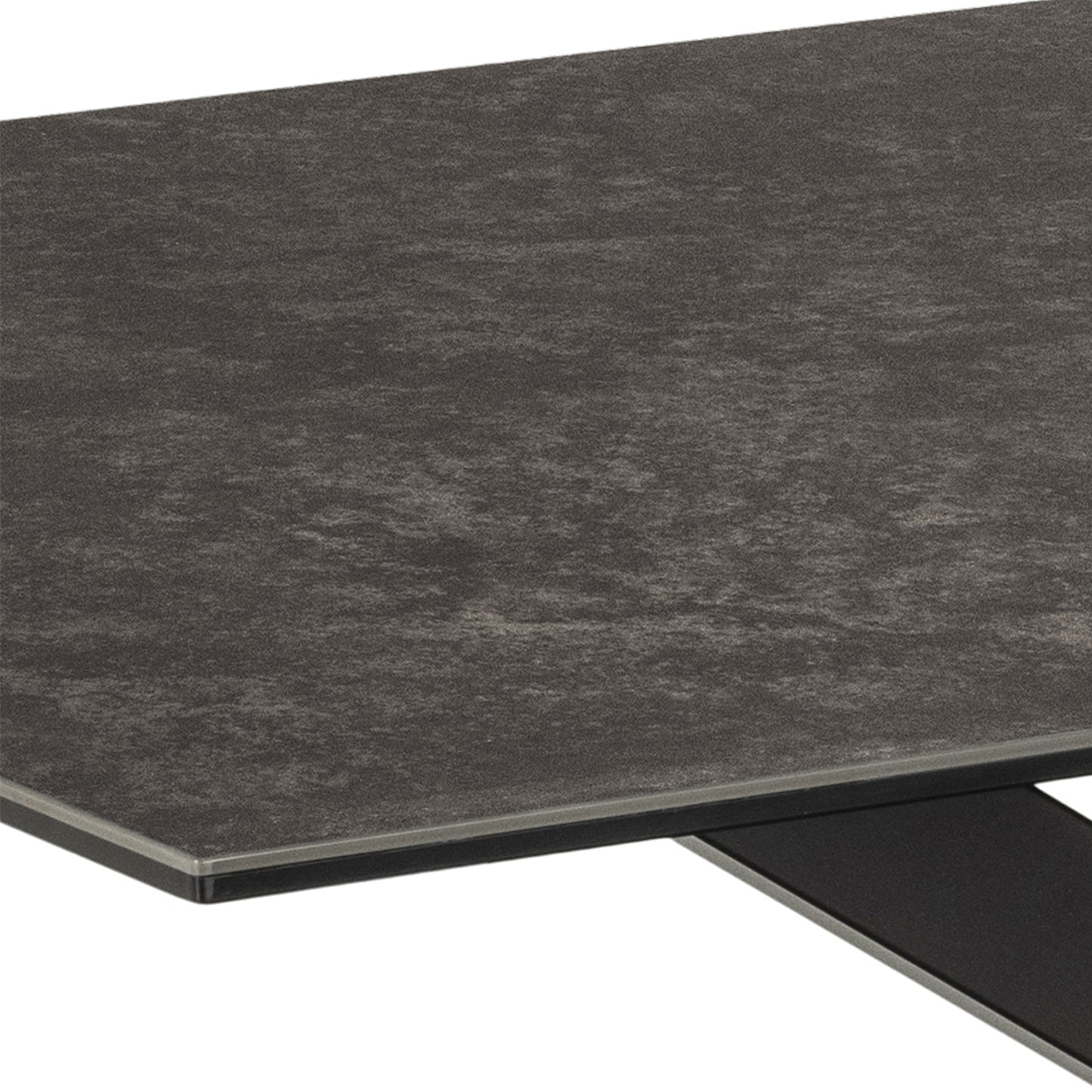 Heaven Dining Table in Ceramic Black Top