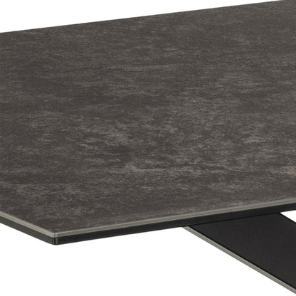 Heaven Dining Table in Ceramic Black Top