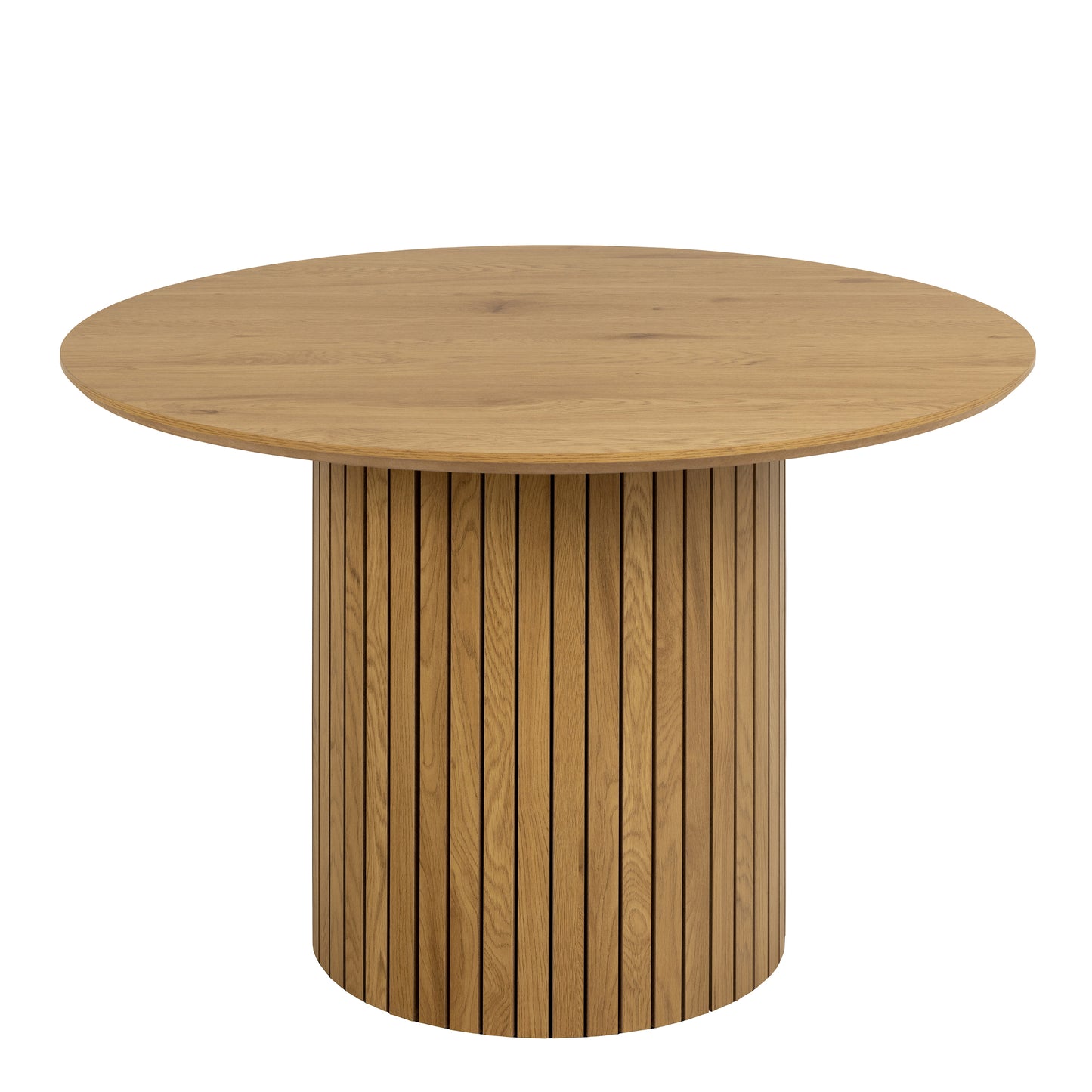 Yale Dining Table in Oak Set 4 Grey Fabric Chairs