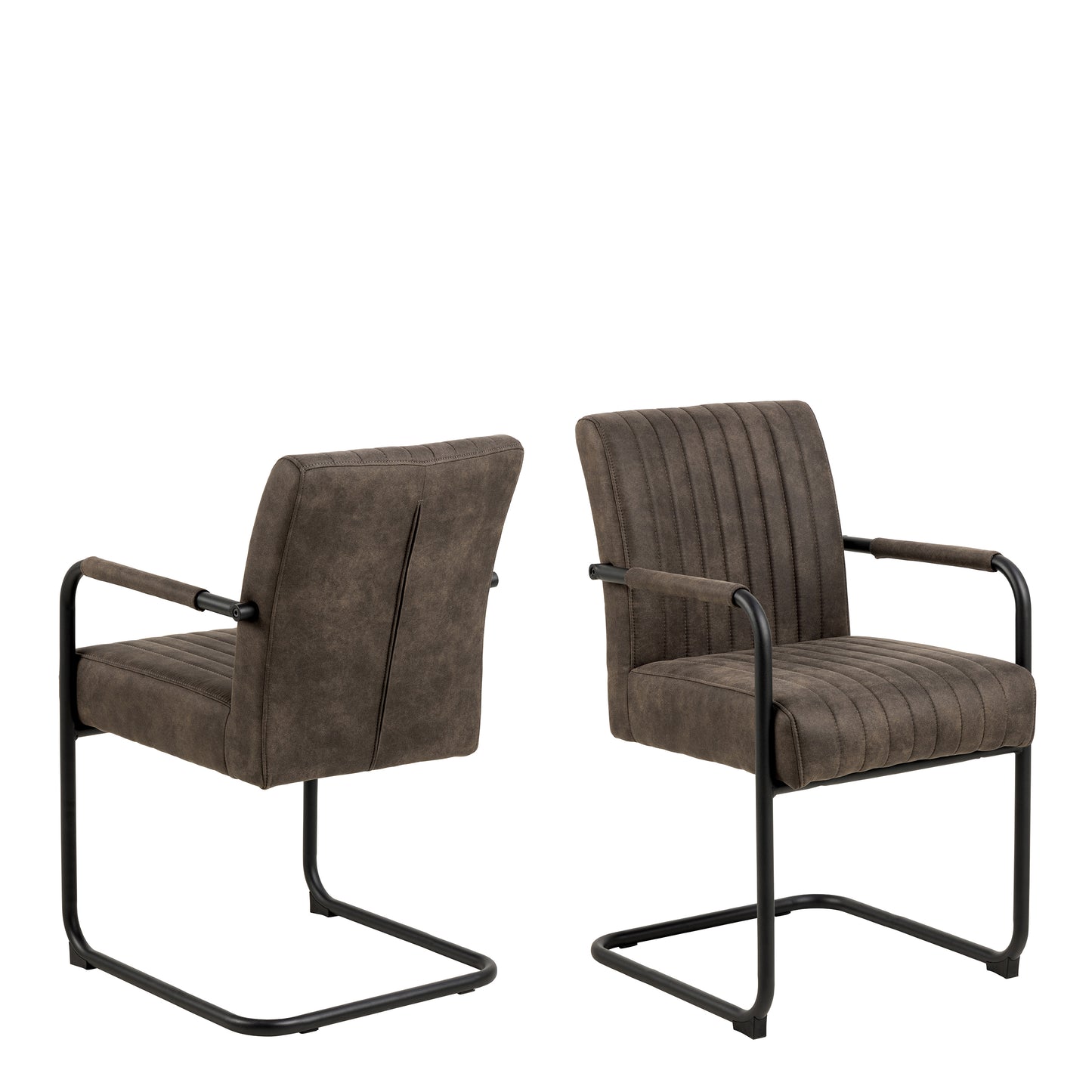 Yale Dining Table in Oak Set 4 Grey Fabric Chairs