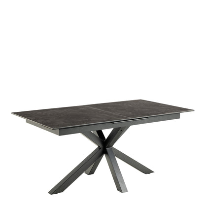 Heaven Extendable Dining Table with Ceramic Black Top