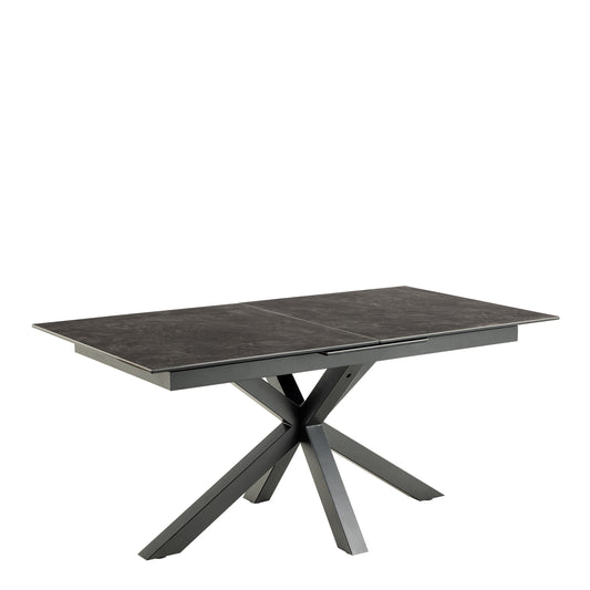 Heaven Extendable Dining Table with Ceramic Black Top