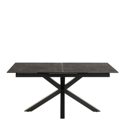 Heaven Extendable Dining Table with Ceramic Black Top