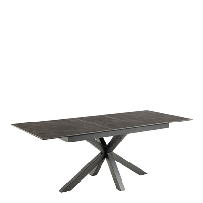 Heaven Extendable Dining Table with Ceramic Black Top