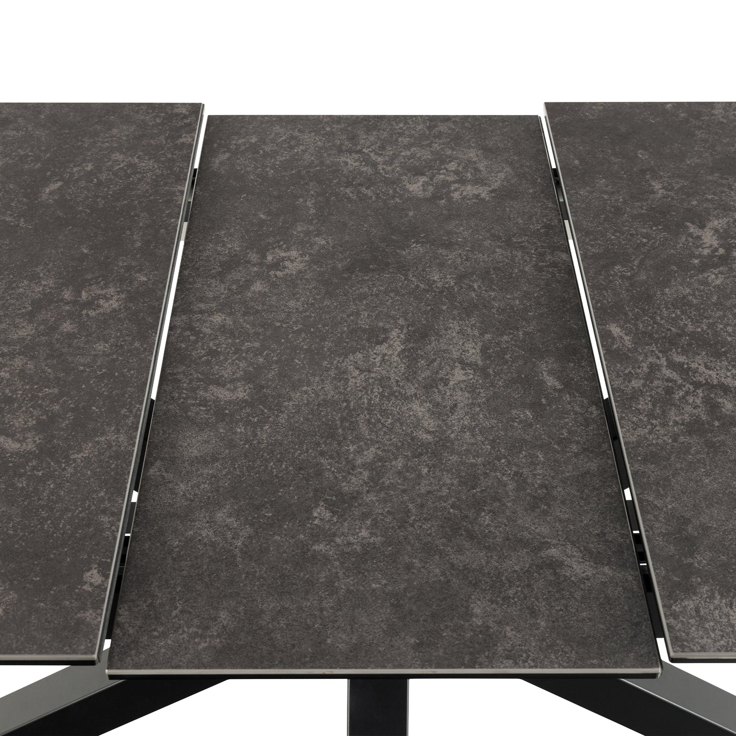 Heaven Extendable Dining Table with Ceramic Black Top