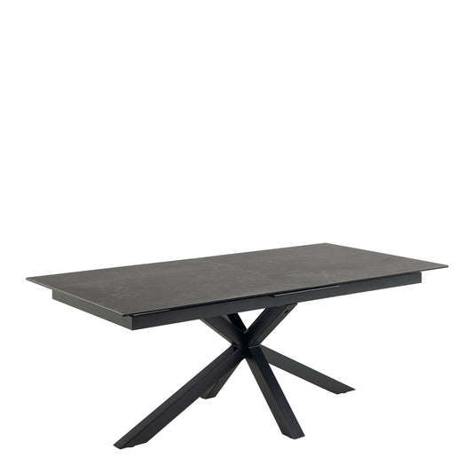 Heaven Extendable Dining Table with Ceramic Black Top