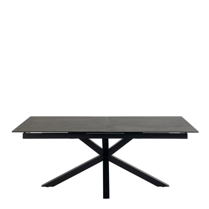 Heaven Extendable Dining Table with Ceramic Black Top