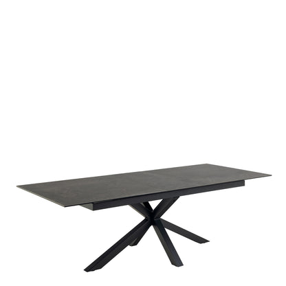 Heaven Extendable Dining Table with Ceramic Black Top