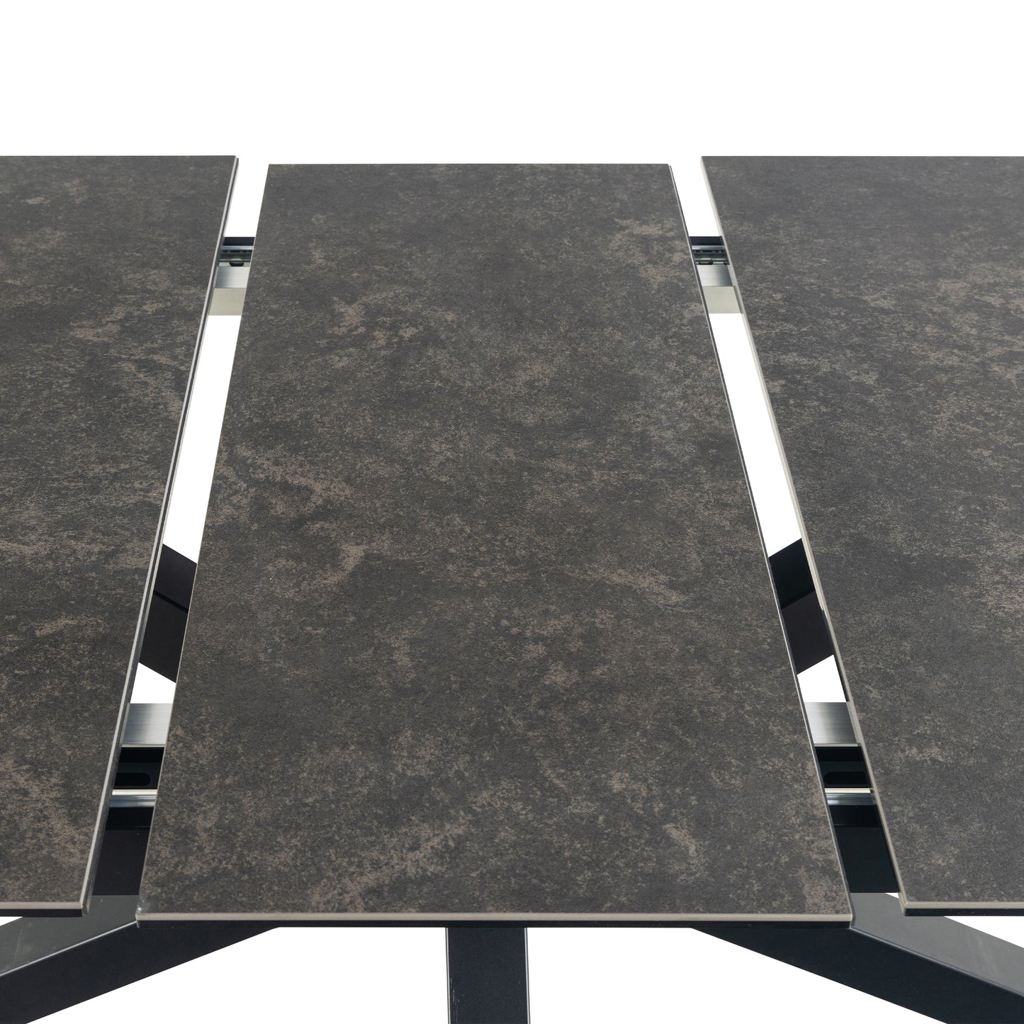 Heaven Extendable Dining Table with Ceramic Black Top