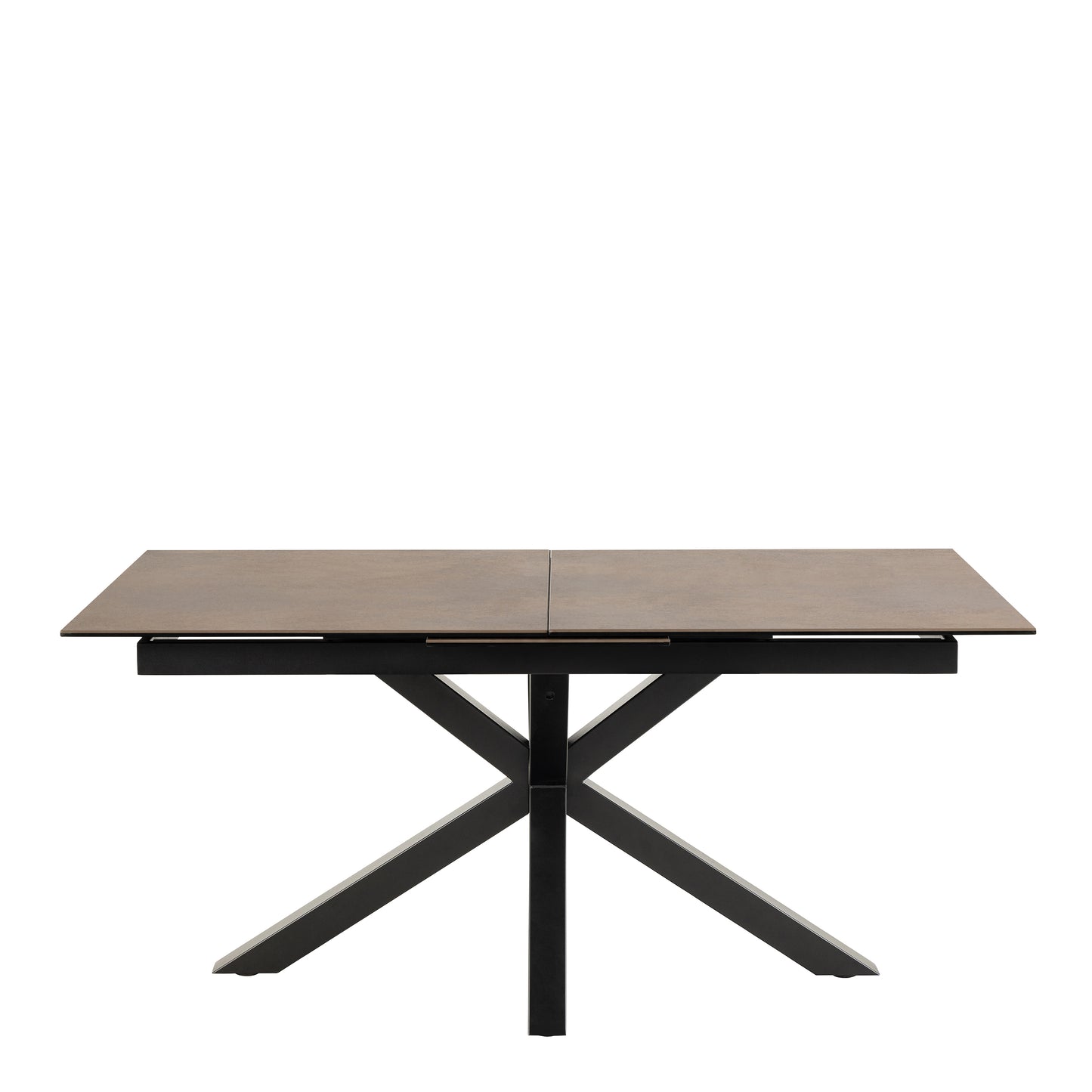 Heaven Extendable Dining Table with Ceramic Rusty Brown Top