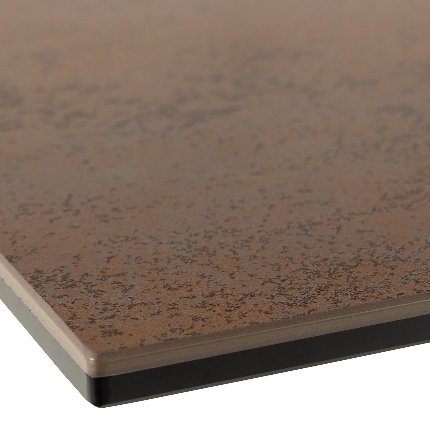 Heaven Extendable Dining Table with Ceramic Rusty Brown Top