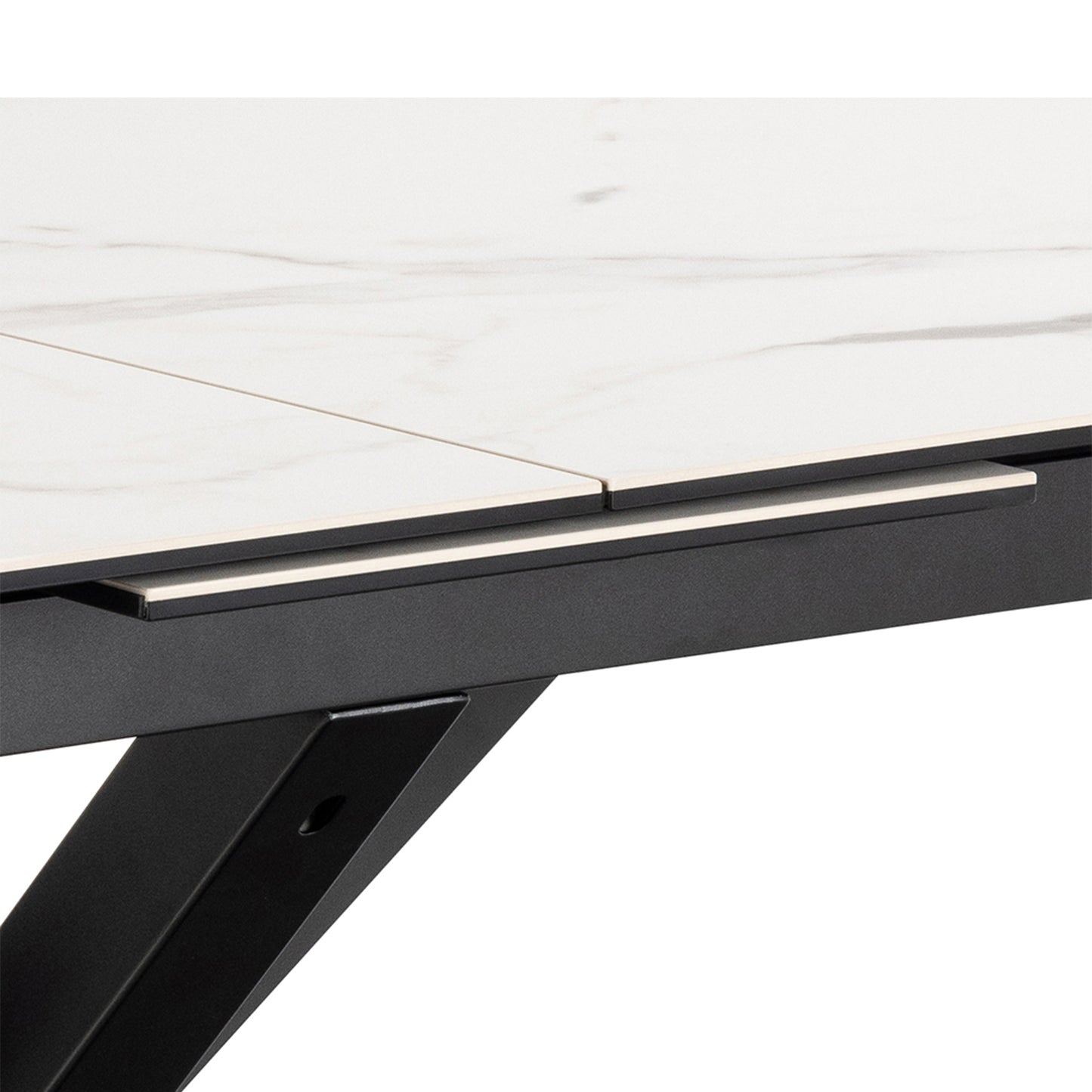 Heaven Extendable Dining Table with Ceramic White Top