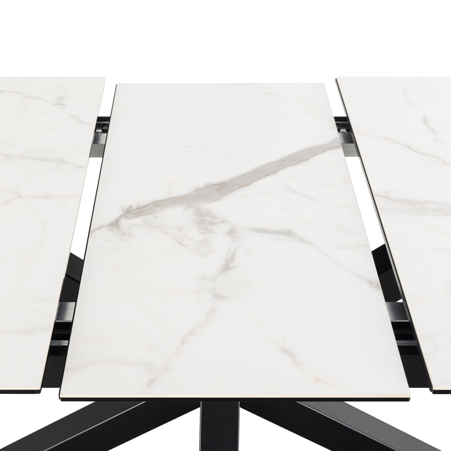 Heaven Extendable Dining Table with Ceramic White Top