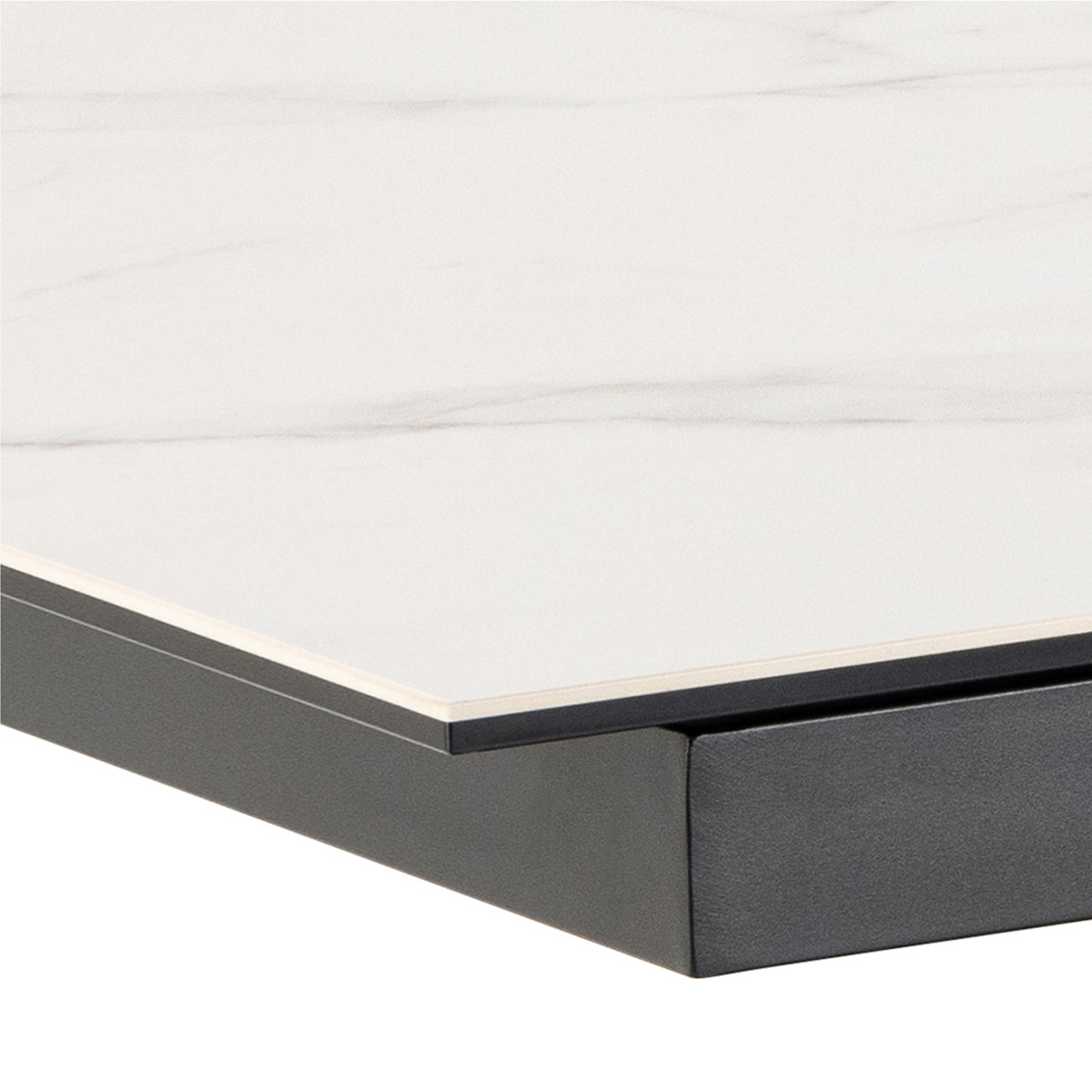 Heaven Extendable Dining Table with Ceramic White Top