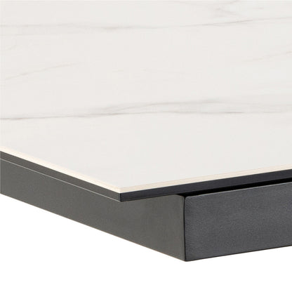 Heaven Extendable Dining Table with Ceramic White Top