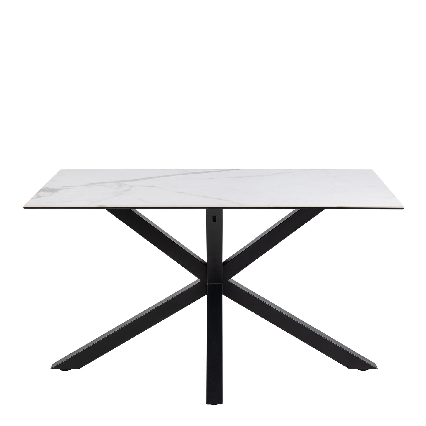 Heaven Dining Table with Ceramic White Top