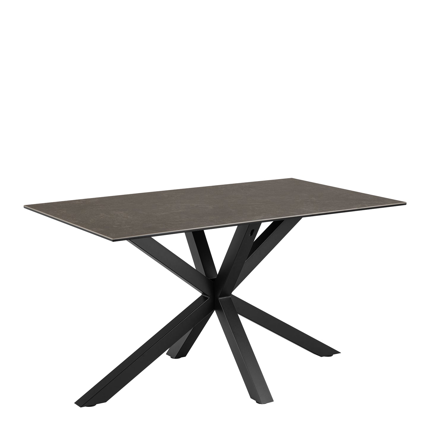 Heaven Dining Table with Ceramic Black Top